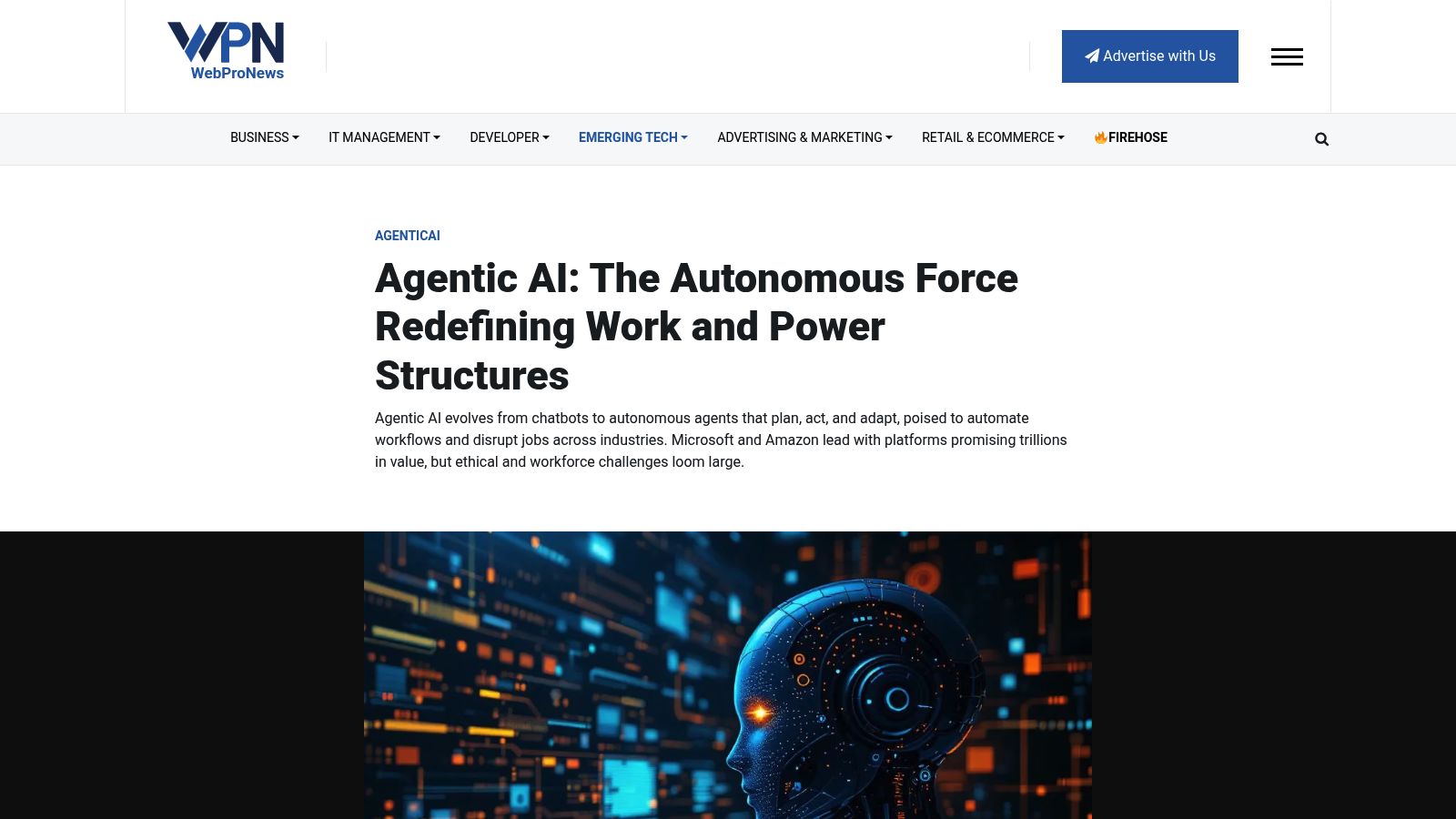 Agentic Task Force Agentic AI: The Autonomous Force Redefining Work and Power Structures ...