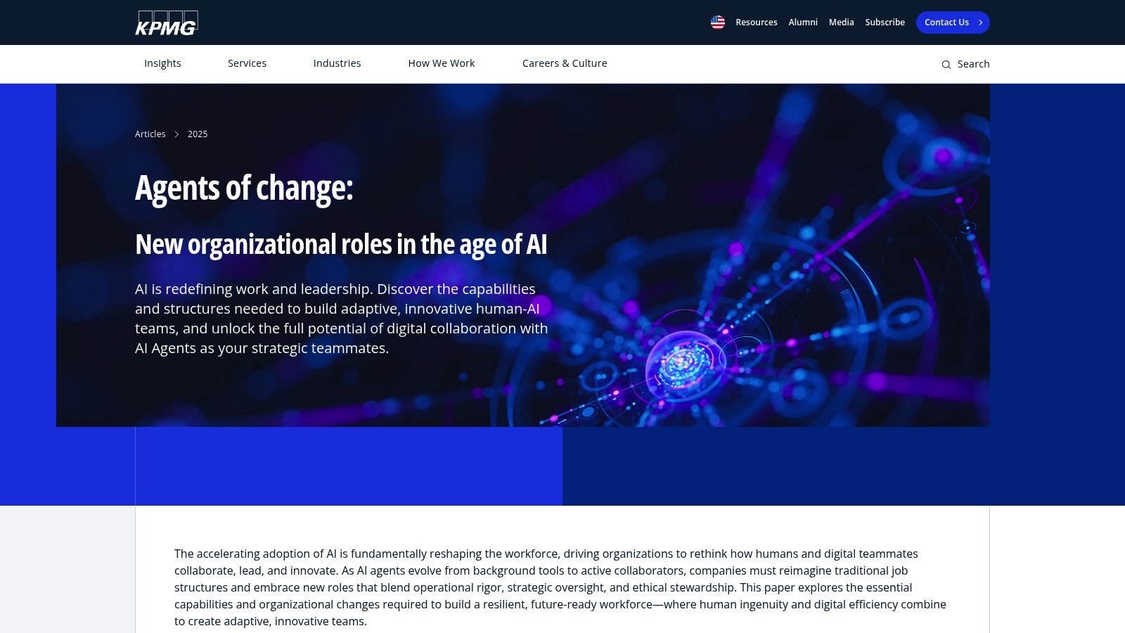 Agents of Change: New Organizational Roles in the Age of AI – Workforce ...