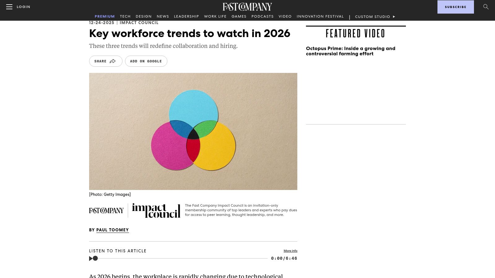 Key Workforce Trends to Watch in 2026 – Workforce.blog